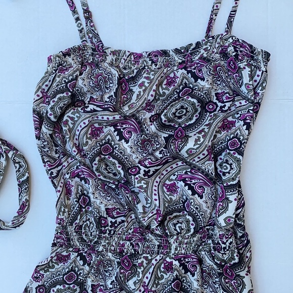 NEW GUESS Summer Paisley-Printed Dress SZ M - Picture 2 of 6